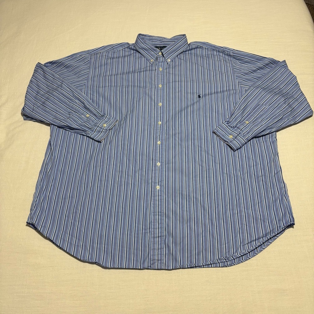 Men’s Ralph Lauren 4XLT Classic Fit Oxford Long Sleeve Button Down Shirt